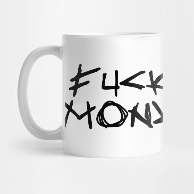 FUCK THE MONARCHY black / Cool and Funny quotes by DRK7DSGN